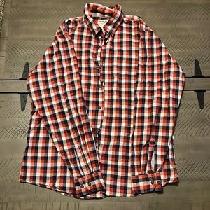 Plaid Long Sleeve Button Down